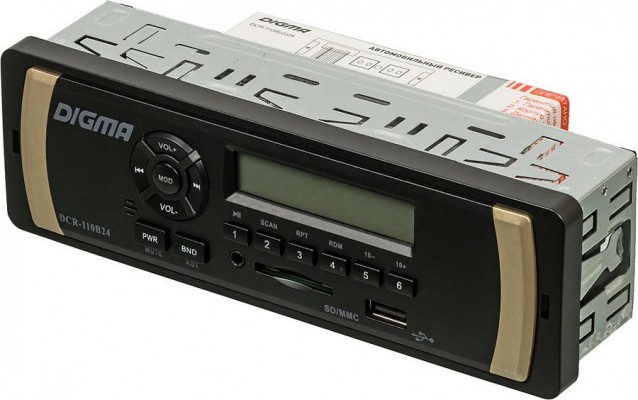 Автомагнитола Digma DCR-110B24