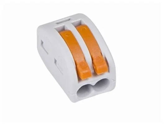 Клемма соединительная Rexant 2-х проводная многоразовая 10шт Grey 06-0200-B10