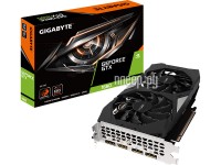 Видеокарта GigaByte GeForce GTX 1660 6Gb 1830Mhz PCI-E 3.0 6144Mb 8002Mhz 192 bit HDMI 3xDP GV-N1660OC-6GD
