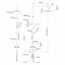 Душевая стойка Swedbe Hermes 5104B