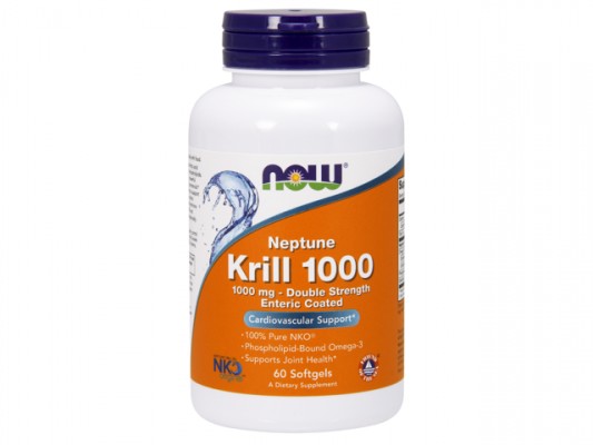 NOW Krill Oil Neptune 1000 mg 60 softgels