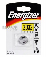 Батарейка CR2032 - Energizer Miniature Enr Lithium PIP1 (1 штука) E301021302 / 21194