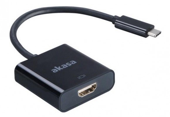 Цифровой конвертер Akasa USB Type-C to HDMI 15cm AK-CBCA04-15BK