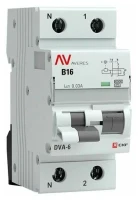 Дифференциальный автомат EKF Averes rcbo6-1pn-16B-30-a-av