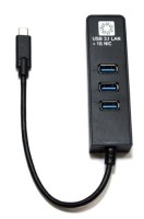 Сетевая карта 5bites USB 3.1 - 3xUSB 3.0 - RJ45 1G Black UA3C-45-10BK