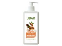 Бальзам для волос Uber с экстрактом чеснока, маслом арганы и кератином 400ml UBR023