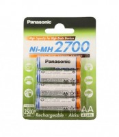 Аккумулятор AA - Panasonic High Capacity 2700 mAh (4 штуки) BK-3HGAE/4BE