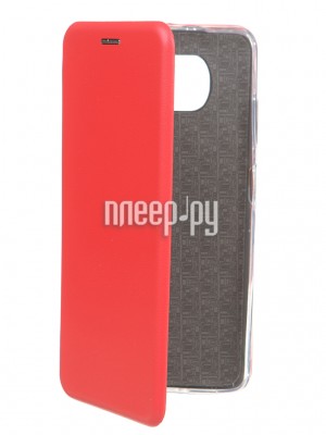 Чехол Zibelino для Poco X3 Book Red ZB-XIA-X3-RED