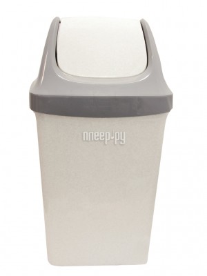 Мусорное ведро Idea Свинг 25L М Grey 2463 с крышкой