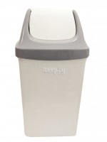 Мусорное ведро Idea Свинг 25L М Grey 2463 с крышкой