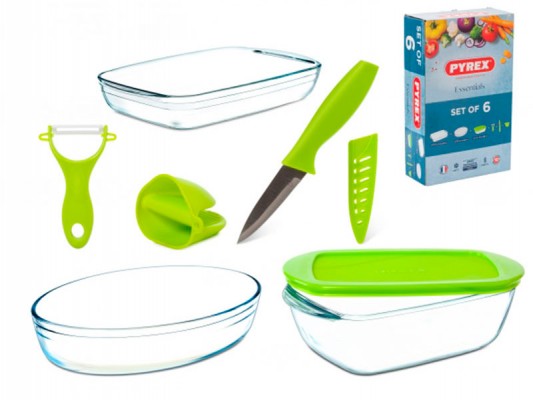 Набор посуды для запекания Pyrex 6 предметов 912S756OK/2018