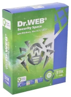 Программное обеспечение Dr.Web Security Space 3Dt 1 year BHW-B-12M-3-A3 / BHW-B-12M-3-A2 / AHW-B-12M-3-A2