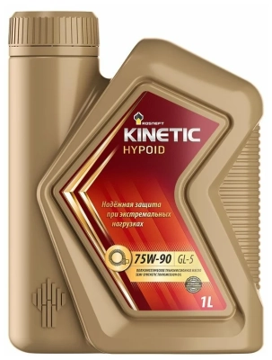 Масло Трансмиссионое масло Роснефть Kinetic Hypoid 75W-90 GL-5 1L rsn0007