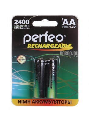 Аккумулятор AA - Perfeo 2400mAh (2 штуки) PF AA2400/2BL PL