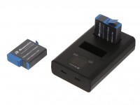 Зарядное устройство Powerextra для GoPro +2 аккумулятора 21273