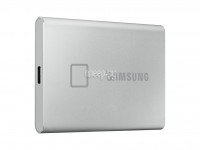 Твердотельный накопитель Samsung External SSD 1Tb T7 Touch PCIe USB3.2/Type-C Silver MU-PC1T0S/WW