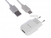Зарядное устройство Red Line NTC-2.4A 1xUSB 2.4A + кабель Type-C White УТ000013628