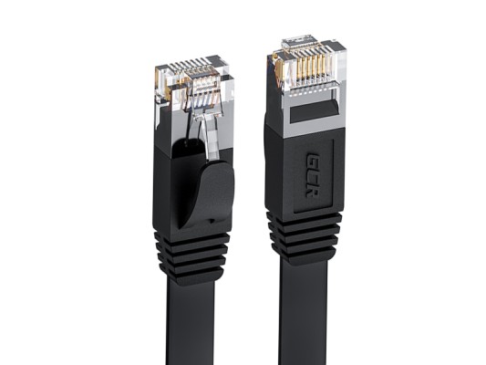 Сетевой кабель GCR Prof UTP cat.6 30 AWG RJ45 T568B 7.5m Black GCR-52878