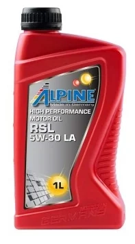 Масло Масло моторное синтетическое Alpine RSL 5W-30LA 1L 0100301