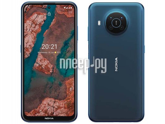 Сотовый телефон Nokia X20 (TA-1341) 8/128Gb Blue