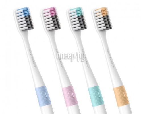 Щетка Набор Xiaomi Doctor B Bass Method Toothbrush 4шт NUN4006RT