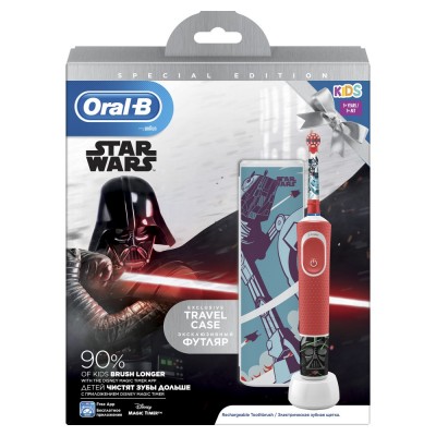 Зубная электрощетка Braun Oral-B Kids D100.413.2KX Star Wars