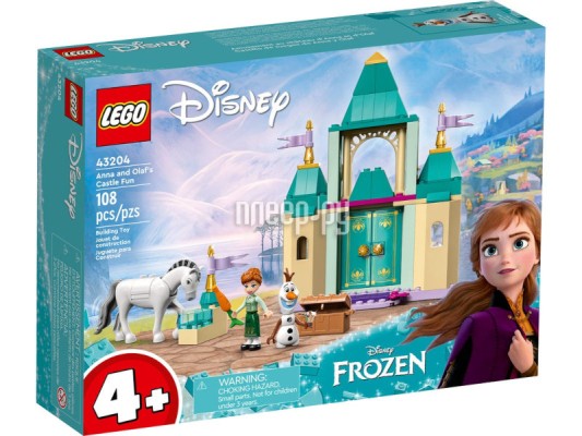 Lego Disney Princess Веселье в замке Анны и Олафа 108 дет. 43204