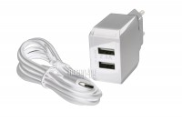 Зарядное устройство Red Line NC-2.4A 2xUSB 2.4A + кабель Type-C White УТ000013633