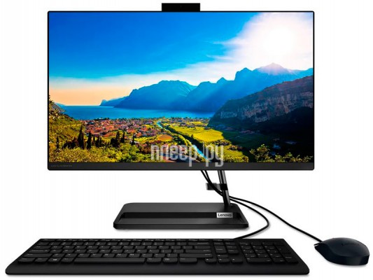 Моноблок Lenovo IdeaCentre AIO 3 24ALC6 F0G1000HRK (Intel Core i3 1115G4 3Ghz/4096Mb/256Gb SSD/Ires Xe Graphics/Wi-Fi/Bluetooth/Cam/23.8/1920x1080/DOS)