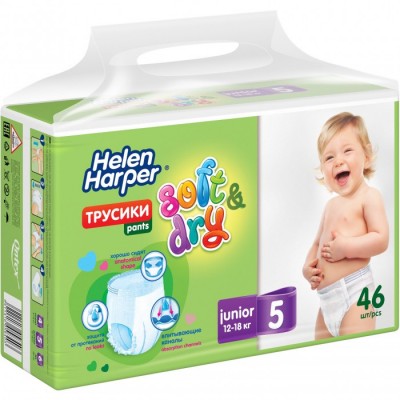 Подгузники Helen Harper Soft & Dry Junior Трусики 12-18кг 46шт 270553 / 270942