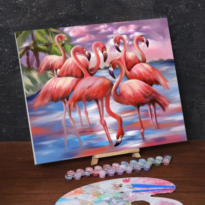 Картина по номерам Школа талантов Фламинго 40x50cm 5248137