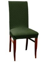Чехол на стул LuxAlto Fukra Rhombus T001 Green 11308