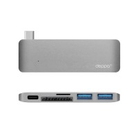 Адаптер Deppa USB-C для APPLE MacBook Graphite 72217