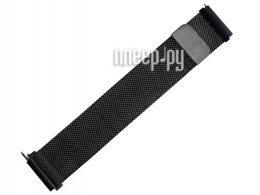 Аксессуар Ремешок для Samsung Gear S3 Frontier/Gear S3 Classic/Galaxy Watch 46mm Activ Metal Mesh Black 93079