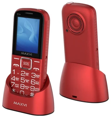 Сотовый телефон Maxvi B21ds Red