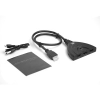 Сплиттер GCR Greenline Переключатель GL-v301ZP HDMI 3к1 + USB-port