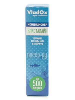Средство Vladox Crystaline 981606 - Средство для очищения аквариумной воды 50ml на 500L