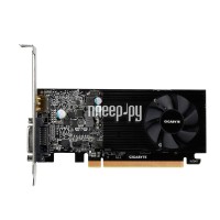 Видеокарта GigaByte GeForce GT 1030 1227Mhz PCI-E 3.0 2048Mb 6008Mhz 64 bit DVI 2xHDMI HDCP Low Profile GV-N1030D5-2GL