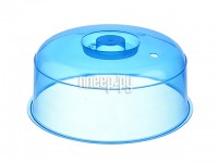 Аксессуар Крышка для СВЧ d-25cm h-11cm Transparent Blue М1415
