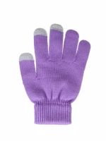 Теплые перчатки для сенсорных дисплеев Activ Purple 124443