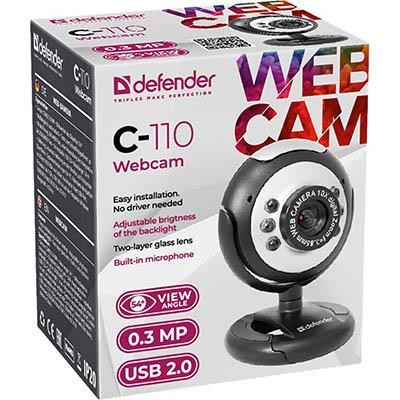 Вебкамера Defender C-110 63110