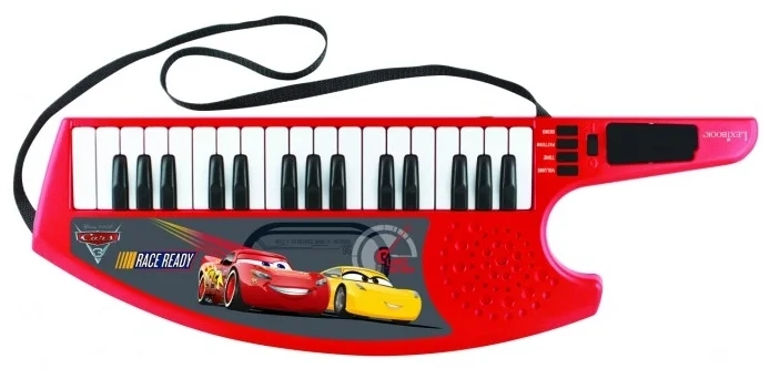 Детский музыкальный инструмент Lexibook Электронная клавишная гитара. Тачки Дисней Клавитара K280DC