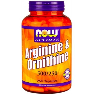 NOW Arginine/Ornithine 250 caps