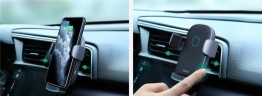 Держатель Aukey Windshield Dashboard Car Mount With 10W Wireless Charging HD-C52