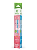 Щетка Synergetic Eco Dental Care Medium 2шт Pink/Blue 4627173481618