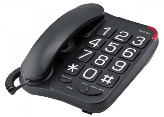 Телефон teXet TX-201 Black
