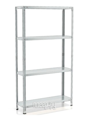 Стеллаж Металл-Завод СТФЛ 2000x1000x300mm 4 полки, разборная стойка Grey УП-00019733