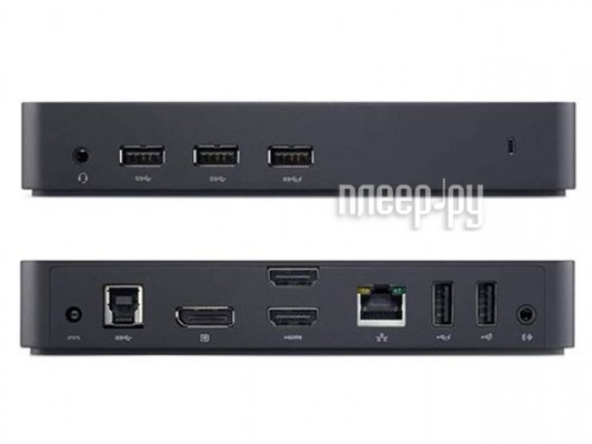 Док-станция Dell USB 3.0 Ultra HD Triple Video Docking Station D3100 452-BBOT
