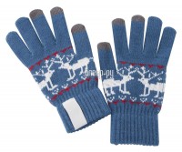 Теплые перчатки для сенсорных дисплеев Проект 111 Raindeer Blue 2795.40