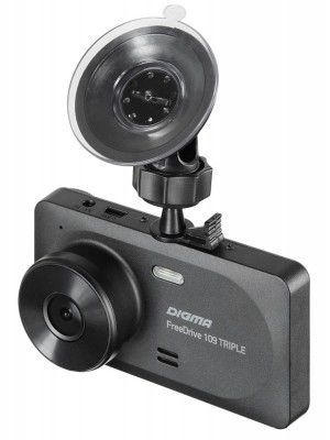 Видеорегистратор Digma FreeDrive 109 Triple Black FD109T 1117489